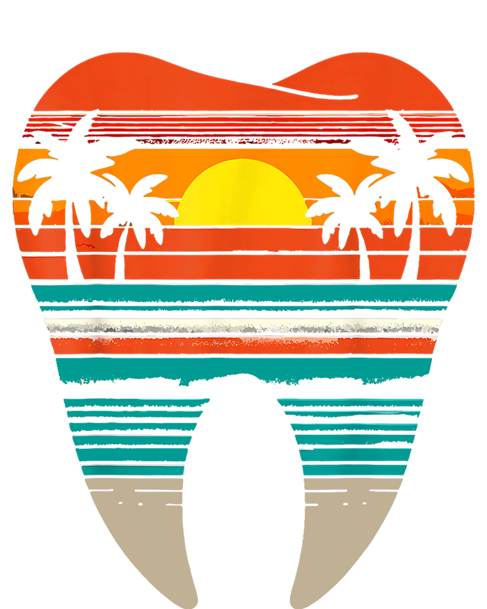 Summer Sunset Dental Retro Beach Vibes Dentist 16 in Basic Backpack