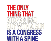 The Only Thing That Stops A Bad Guy With A Gun Is A Congress With A Spine Cooling Performance Crew T-Shirt