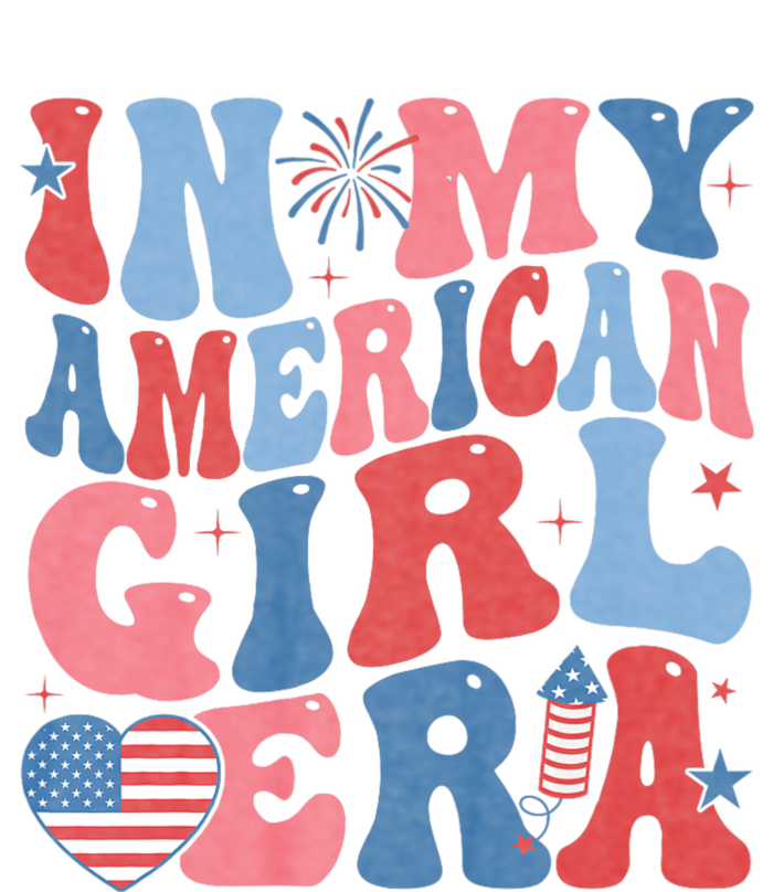 In My American Girl Era Retro 4th Of July Fourth Groovy Women's T-Shirt