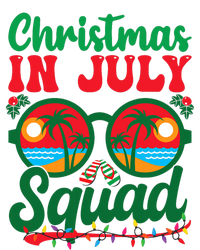 Christmas In July Squad Retro Sunglass Palm Tree Summer Xmas T-Shirt