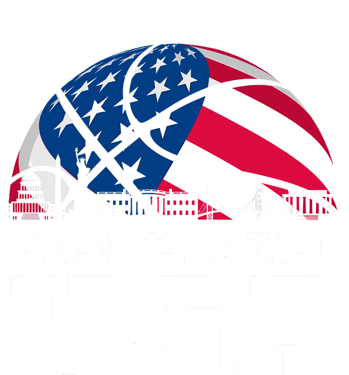 Basketball Usa Support The Team Design Usa Flag Dream Dry Zone Grid Polo