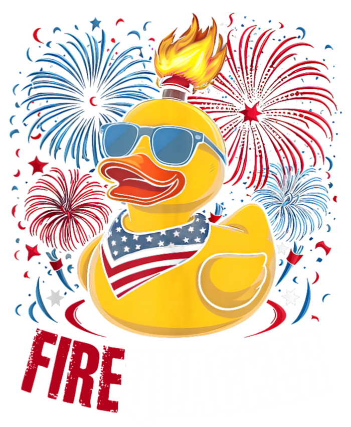 Firequacker Usa Duck Firework 4th Of July T-Shirt