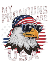 My Pronouns Are Usa Patriotic Eagle Funny 4th Of July T-Shirt