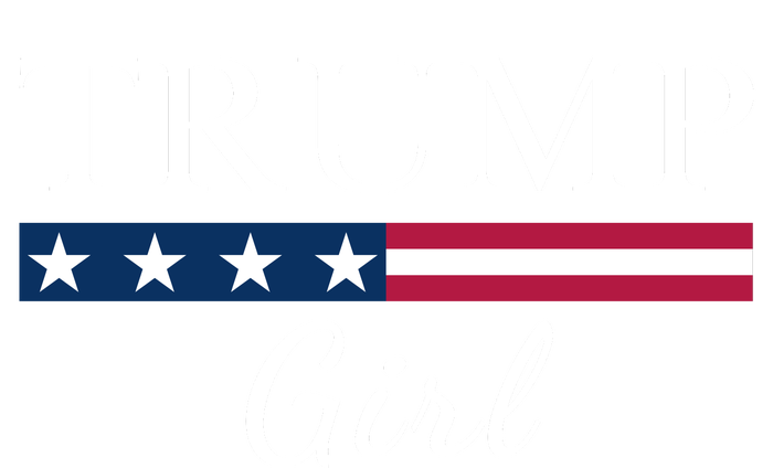 Trump Girl American Flag Vote Trump Republican Trump Girl Us Flag Conservative T-Shirt