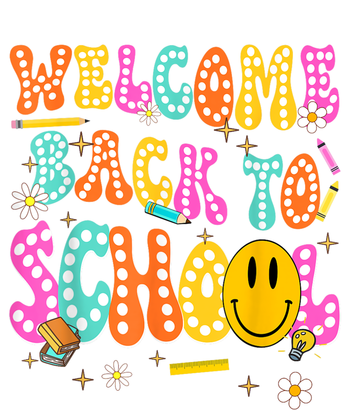 Groovy Welcome Back To School Teachers Tall Long Sleeve T-Shirt