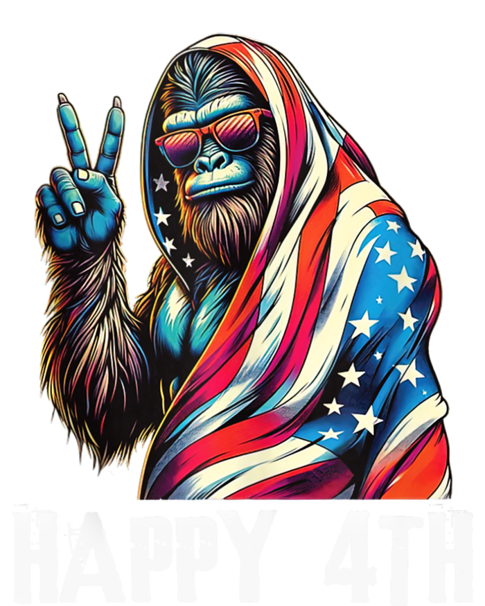 Bigfoot 4th Of July Happy 4th Patriotic Usa Teens T-Shirt