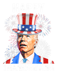 Happy Thanksgiving Joe Biden Firework Patriotic 4th Of July Womens California Wash Sweatshirt