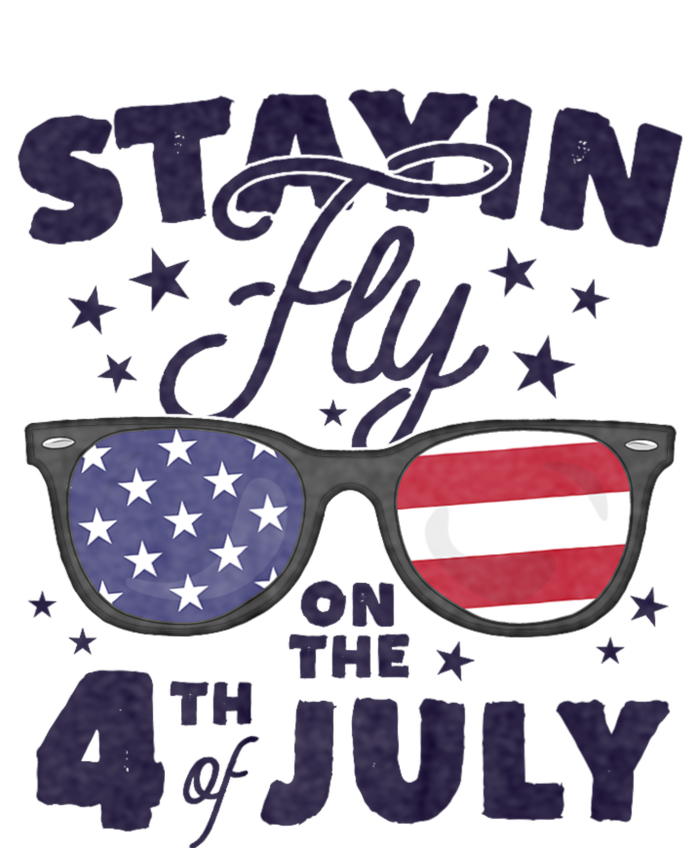 Staying Fly On The 4th Of July Sunglasses Patriotic Cool Comfort Performance Bucket Hat