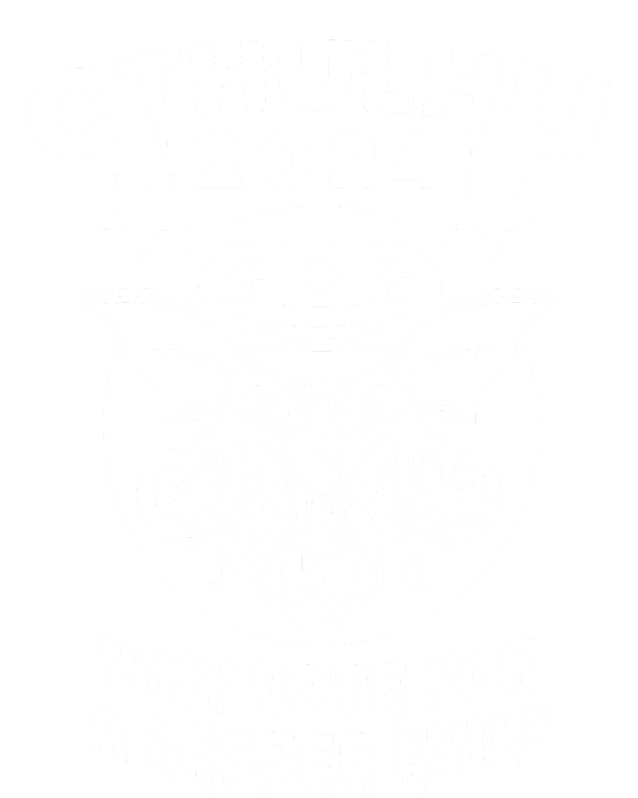 Cthulhu 2024 Why Vote For A Lesser Evil PosiCharge RacerMesh Polo