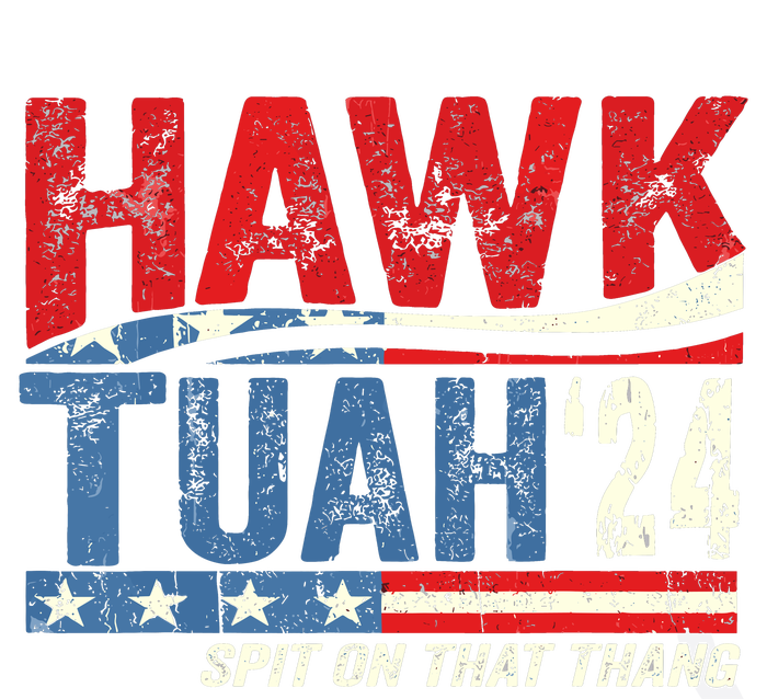 Hawk Tuah 24 Spit On That Thang Usa Flag T-Shirt