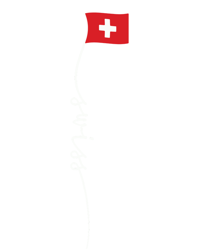 Switzerland Signature Swiss Flag Cooling Performance Long Sleeve Crew