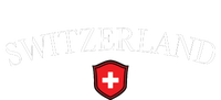 Switzerland Swiss Emblem V-Neck T-Shirt