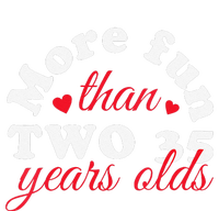 More Fun Than 2 35 Year Olds 70th Birthday Funny Tall T-Shirt