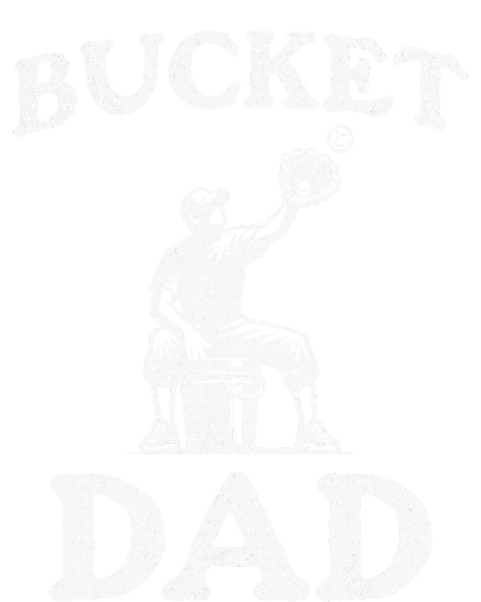 Bucket Dad Softball Dad Baseball Pom Pom 12in Knit Beanie