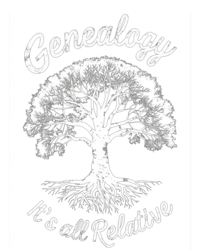 Family Genealogy Its All Relative Gift Women's Tri-Blend 3/4-Sleeve Raglan Shirt