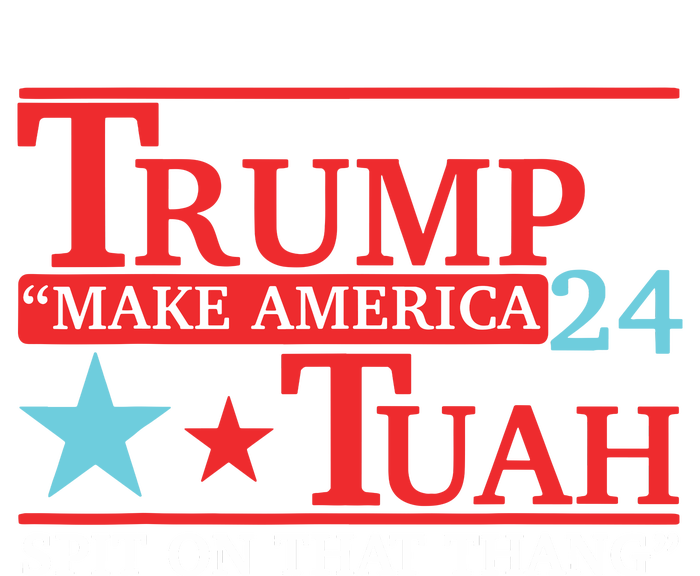 Trump Hawk Tuah Funny Viral Humor Meme Video Ladies Essential Tank