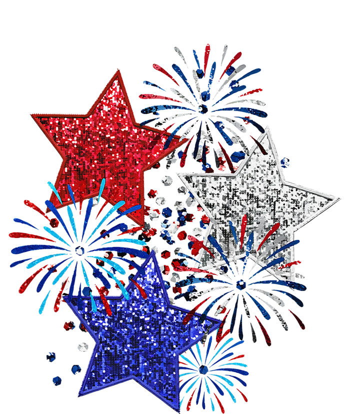 4th Of July Fireworks Stars Funny Cute 4th Of July T-Shirt