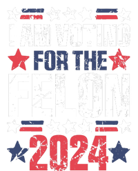 Im Voting For The Felon Grunge Front And Back Design Grommeted Golf Towel