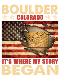 Boulder Colorado Usa Flag Independence Day Great Gift Baby Bodysuit