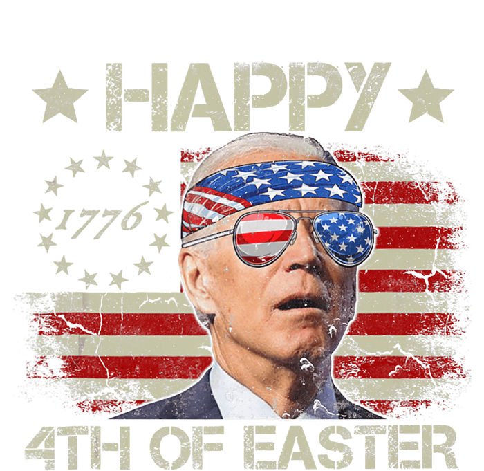 Funny Joe Biden 4th Of July Happy 4th Of Easter Us Flag Women's Strappy Tank