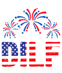 Dilf Damn I Love Fireworks Funny American Patriotic July 4th Toddler Hoodie