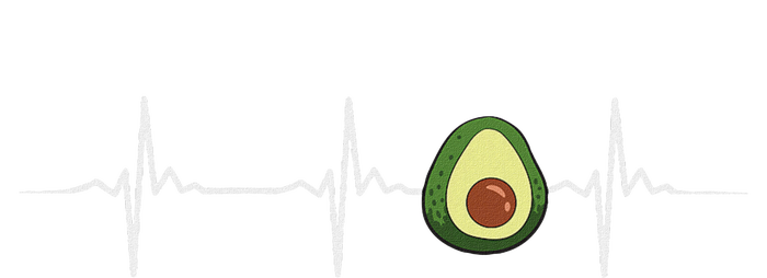 Avocado Heartbeat Funny Avocado Tall Long Sleeve T-Shirt