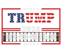 Funny Donald Trump Supporter 2024 Vote For The Felon Womens Funnel Neck Pullover Hood