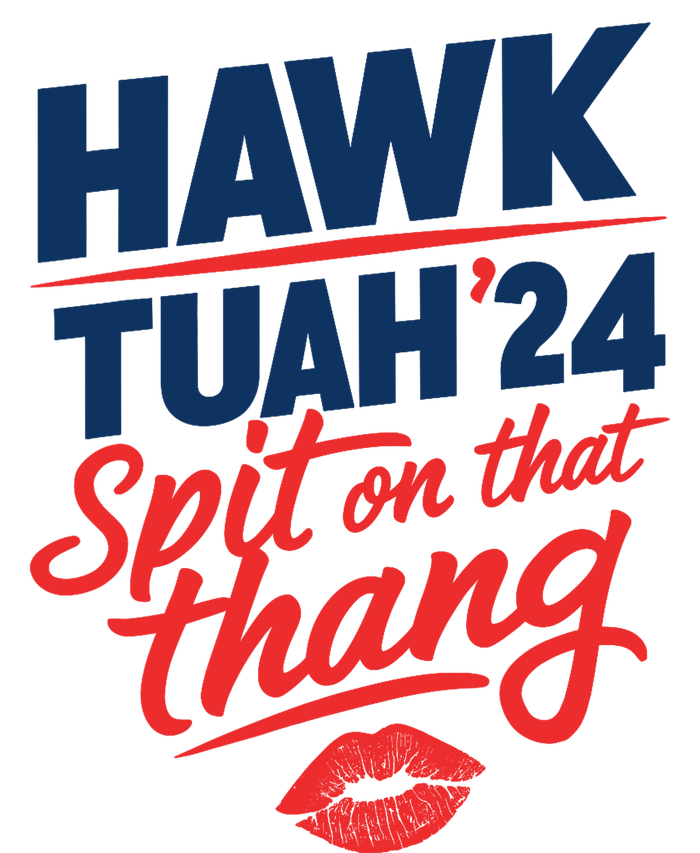 Hawk Tuah 24 Spit On That Thang Hawk Tuah 2024 Kiss Kids Long Sleeve Shirt