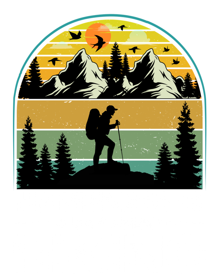 Happiness Is A Day Spent Hiking Scenic Views Gift T-Shirt