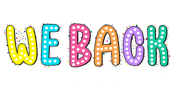 We Back Teachers Back To School Teacher Life Drawstring Bag