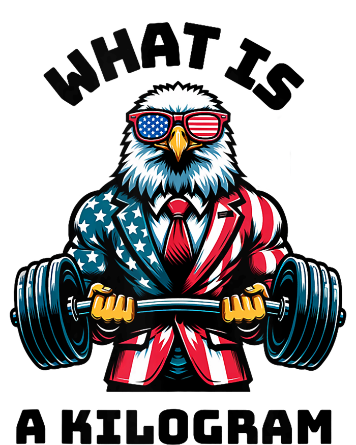 What Is A Kilogram Funny Gym Patriotic 4th Of July Eagle Usa T-Shirt