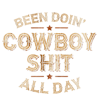 Been Doin Cowboy Shit Distressed Western Retro Style Kids Long Sleeve Shirt