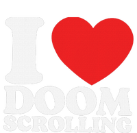 I Heart Doom Scrolling Modern Humor Full Zip Hoodie