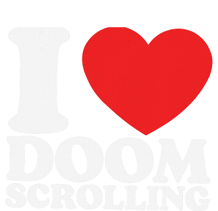 I Heart Doom Scrolling Modern Humor Full Zip Hoodie