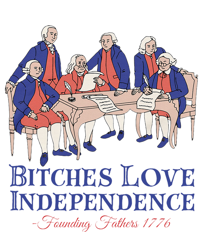 Bitches Love Independence 4th Of July Women's T-Shirt