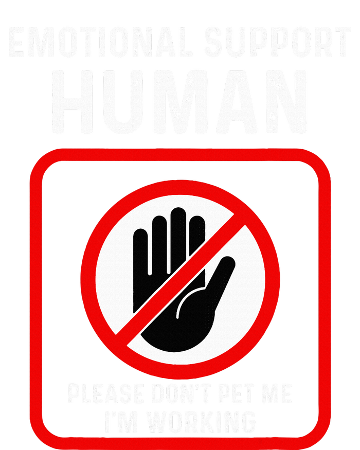 Emotional Support Human Halloween Costume Do Not Pet Me PosiCharge RacerMesh Polo