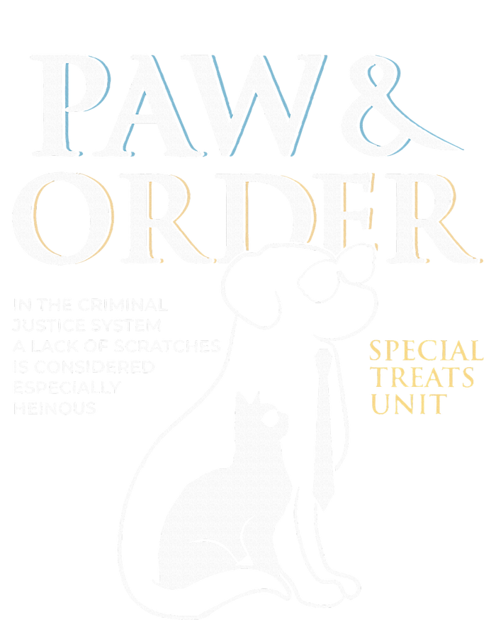 Funny Paw And Order Special Treats Unit Training Dog And Cat T-Shirt