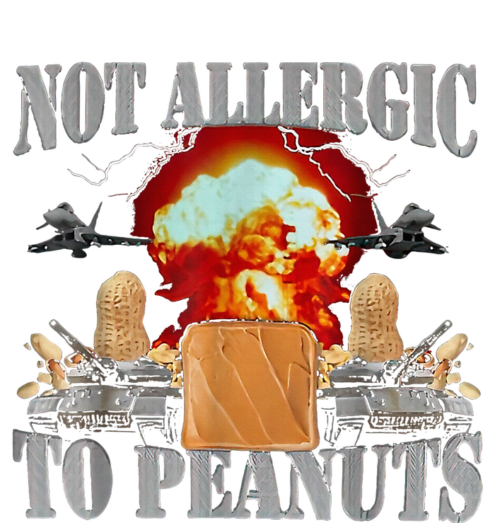 Funny Weird Meme Not Allergic To Peanut Cursed Peanut Butter T-Shirt