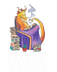 Just A Girl Who Loves Dragons & Books Book Nerds T-Shirt