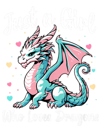 Just A Girl Who Loves Dragons Cute Dragon Pastel Color Mousepad