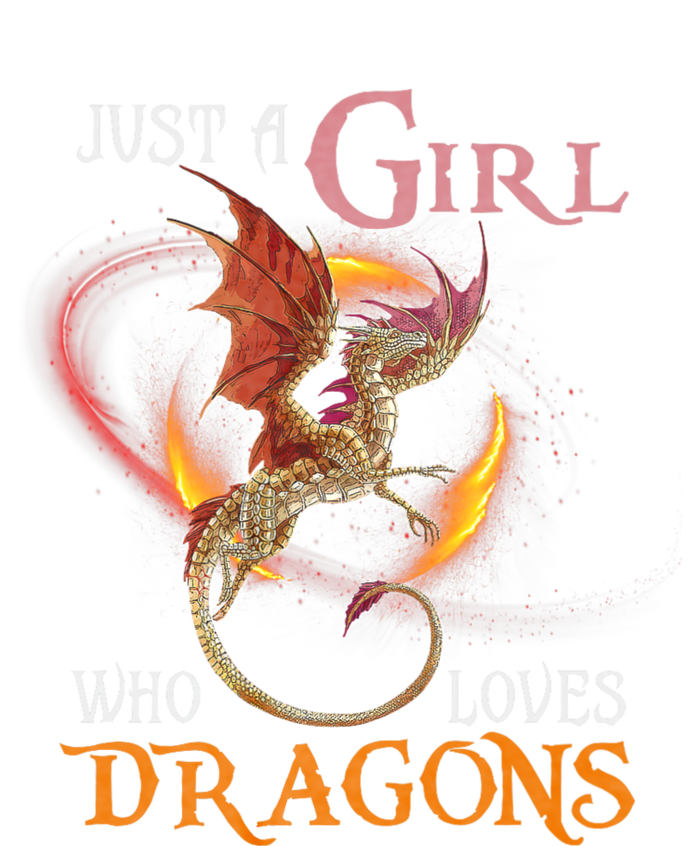 Just A Girl Who Loves Dragons Sweatshirt Cinch Pack Bag