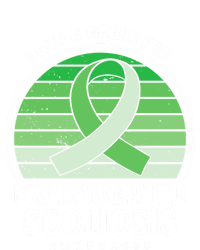 I Wear Green For My Daughter Scoliosis Awareness Great Gift Tote Bag