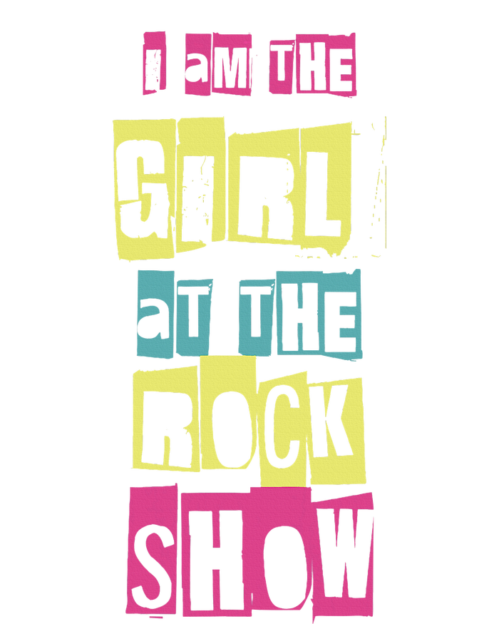 I Am The Girl At The R.O.C.K Show Funny Punk Rock Short Acrylic Beanie