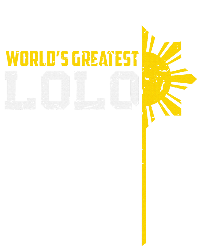 World S Greatest Lolo Filipino Grandpa Women's Racerback Tank