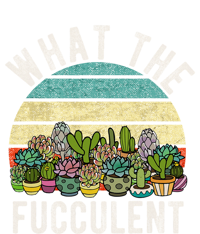 What The Fucculent Cactus Succulent Pun Gardening Fun Softstyle Adult Sport Polo