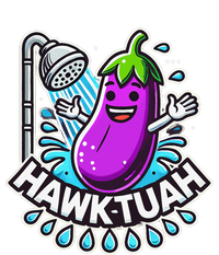 Hawk Tuah Meme Eggplant Joke T Huck Tua Flat Bill Trucker Hat