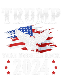 Trump 2024 Take America Back Grunge Wool Snapback Cap