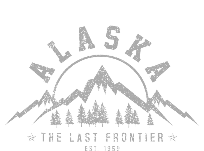 Alaska The Last Frontier Est. 1959 Mountains Nature T-Shirt