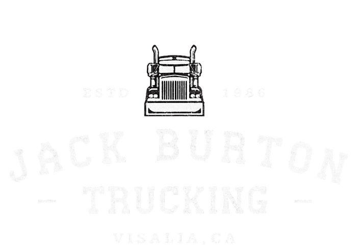 Jack Burton Trucking Visalia Ca Est. 1986 Ladies Long Sleeve Shirt