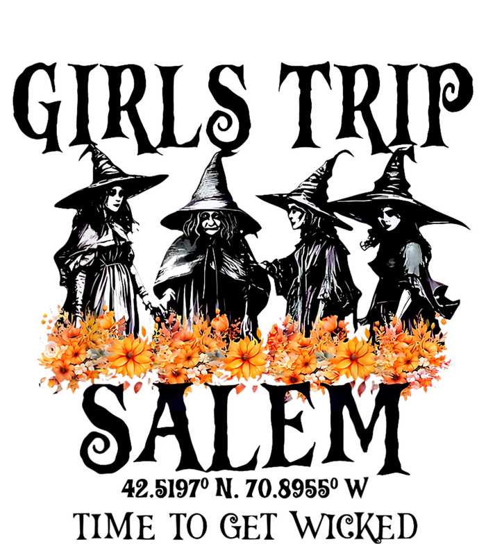 Halloween Funny Girl Trip Salem Time To Get Witch Gift T-Shirt